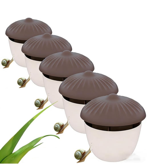 Beer Slug Snail Traps,Garden Snail Slug Trapping Box,Reusable Plastic Snails Traps,Pest Catcher Box,SnailCage Slugs House for Garden Farm,Friendly to Catch Snails Catcher