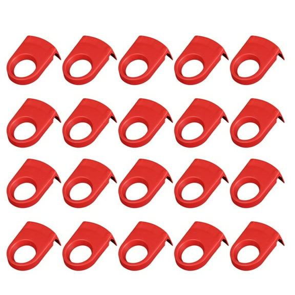 Beer Snaps, Cocktail Bottle Clips, Bottle Holder Plastic Drinking Clips, Stemware for Birthday Wedding Parties Red