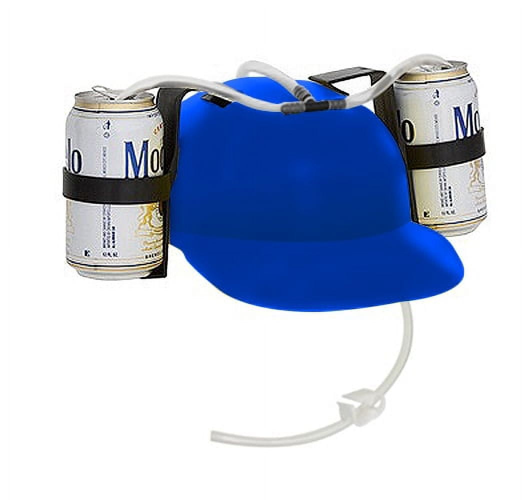 Beer Soda Guzzler Helmet Drinking Hat Mic Siren 7 Sounds Red Party Nov —  AllTopBargains