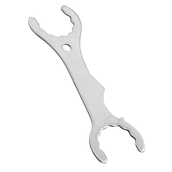 Beer Spanner Wrench Stainless Steel Texture for Brewing and Draft Beer Faucet Installation in Restaurants and Kitchen
