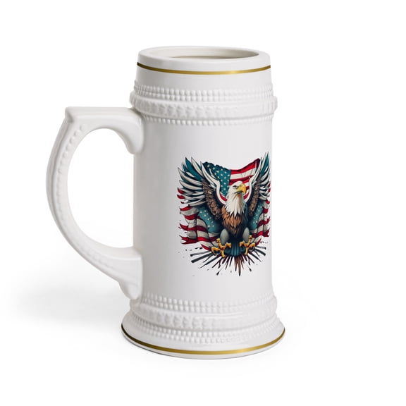 Beer Stein Mug God Bless The USA Choose from 60 flags