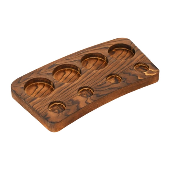 Beer Tasting Flight Paddle Board Wine Holder Display Rack Wood Space Saving for Whiskey Cocktails Gift Crowd