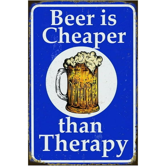 Beer Tin Sign Metal Poster Vintage Wall Decor, I Make Beer Disappear, for Pub Restaurants Cafe Club Plaque Man Cave Wall 8x12 Inch