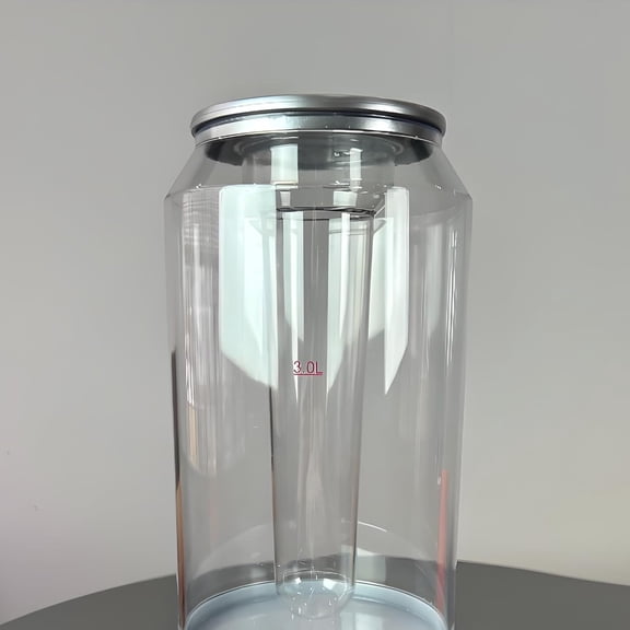 Beer Tower - 3L/100oz Cola Bucket Shaped Beverage Dispenser with Ice Tube & Fluent Spigot, Margarita Tower, Mimosa Tower, Tabletop Liquor Drink Dispenser for Parties, Bars, Pubs, Restaurants