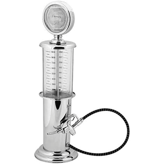 Beer Tower Dispenser, Beverage Dispenser Margarita Tower Gas Pump Liquor Keg Wine Station Awesome Alcohol Container Whiskey Decanter Gift with Single Hole 1000cc for Men Kitchen Home Party Bar