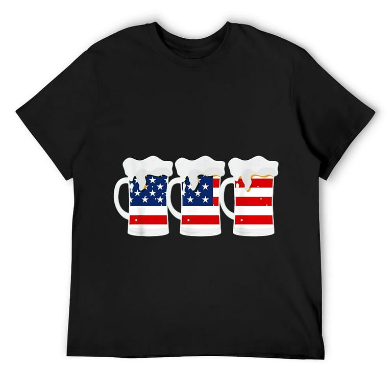 Beer Usa Flag Shirt Funny Drinking Patriotic 4th Of July Tee Beer Usa Flag Shirt Funny Drinking Patriotic 4th Of July Tee