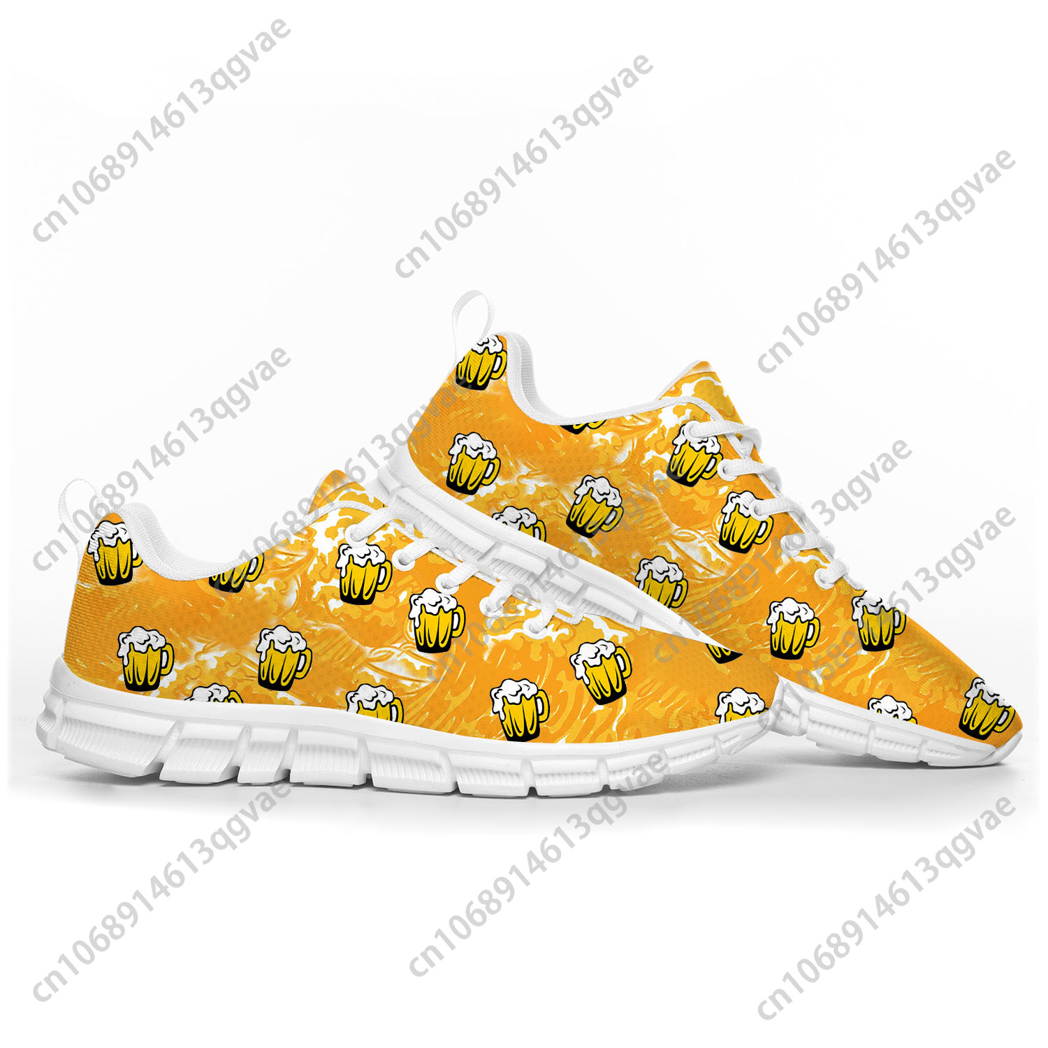 Beer Unisex 3D Print Pop Sports Shoes Mens Womens Teenager Kids Children Sneakers Casual Custom High Quality Couple Shoes White