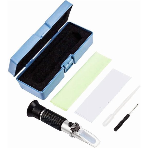 Beer Wort Refractometer,Specific Refractometer For Beer Brewing, Dual Scale( 0-32%, Wort 1.000-1.130) ,Portable