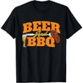 thumbnail image 1 of Beer and BBQ - Grilling Grill Pitmaster Barbecue Lover T-Shirt, 1 of 2