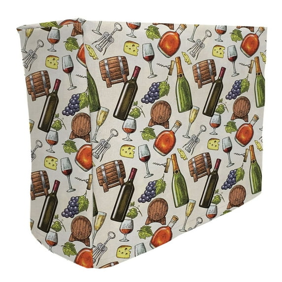 Beer or Wine Cover Compatible with Ninja Foodi Digital Air Fry Oven by Penny's Needful Things (Wine & Cheese)