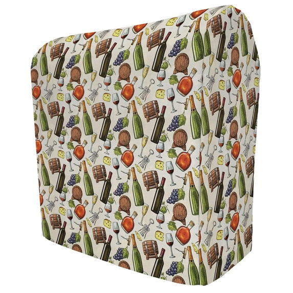 Beer or Wine Cover Compatible with Ninja Slushi Professional Frozen Drink Maker by Penny's Needful Things (Regular) (Cheese & Wine)