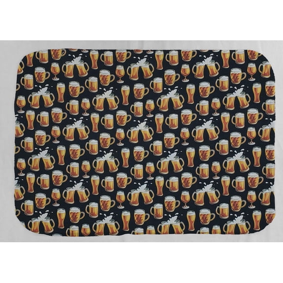 Beer or Wine Dish Drying Mat by Penny's Needful Things (Gray) Frosty Mug