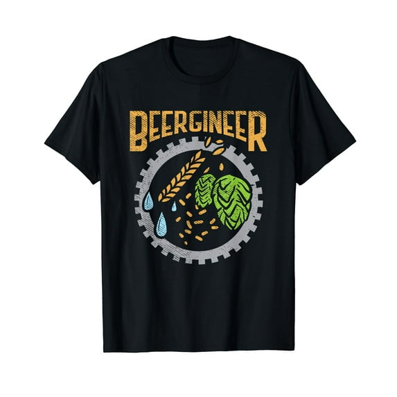 Beergineer Craft Beer Hops Homebrew Beer Brewing and Brewer T-Shirt
