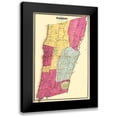 thumbnail image 1 of Beers 13x18 Black Modern Framed Museum Art Print Titled - Yonkers New York Landowner - Beers 1868, 1 of 5