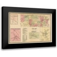 thumbnail image 1 of Beers 14x11 Black Modern Framed Museum Art Print Titled - Peru New York Landowner - Beers 1869, 1 of 5