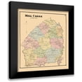 thumbnail image 1 of Beers 15x17 Black Modern Framed Museum Art Print Titled - Mill Creek Delaware Landowner - Beers 1868, 1 of 5