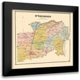 thumbnail image 1 of Beers 16x15 Black Modern Framed Museum Art Print Titled - St Georges Delaware Landowner - Beers 1868, 1 of 5