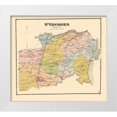 thumbnail image 1 of Beers 16x15 White Modern Wood Framed Museum Art Print Titled - St Georges Delaware Landowner - Beers 1868, 1 of 4