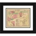 thumbnail image 1 of Beers 18x15 Black Ornate Wood Framed with Double Matting Museum Art Print Titled - Au Sable New York - Beers 1869, 1 of 4