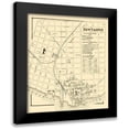 thumbnail image 1 of Beers 20x22 Black Modern Framed Museum Art Print Titled - New Castle Delaware Landowner - Beers 1868, 1 of 5
