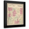 thumbnail image 1 of Beers 20x24 Black Modern Framed Museum Art Print Titled - Veteran New York Landowner - Beers 1869, 1 of 5
