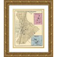 thumbnail image 1 of Beers 20x24 Gold Ornate Wood Framed with Double Matting Museum Art Print Titled - Plainfield, Flemington, Somerville New Jersey, 1 of 4
