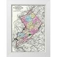 thumbnail image 1 of Beers 24x32 White Modern Wood Framed Museum Art Print Titled - Warren New Jersey - Beers 1872, 1 of 4