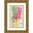 thumbnail image 1 of Beers, Frederick W. 10x14 Gold Ornate Wood Framed with Double Matting Museum Art Print Titled - Yonkers, New York, 1868, 1 of 4