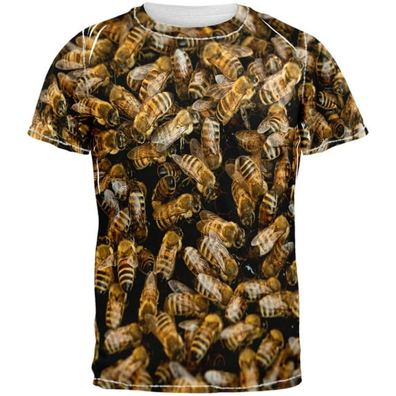 Bees All Over Adult T-Shirt