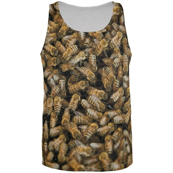 Bees All Over Adult Tank Top