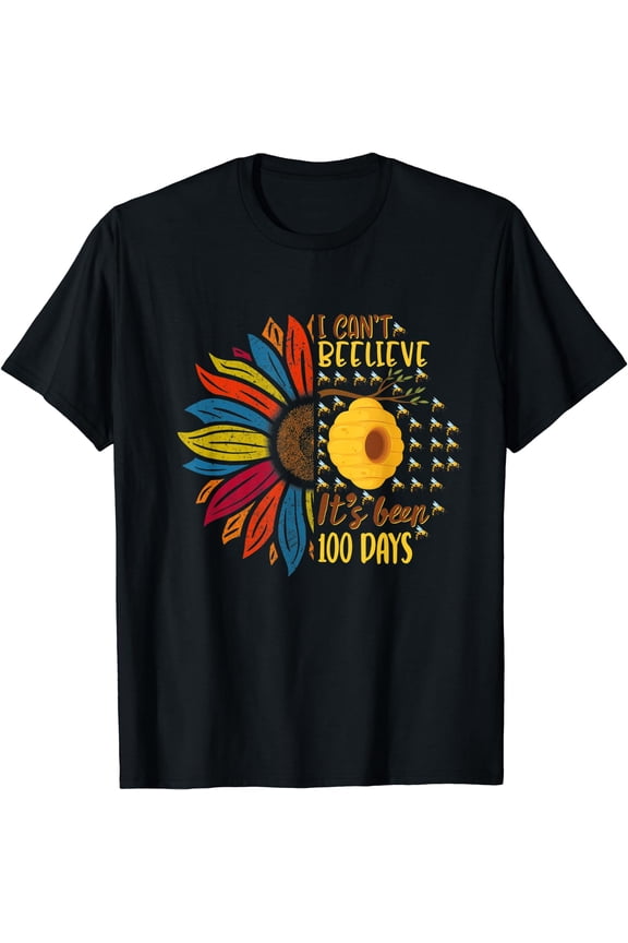 Bees Bee Hive, I Can't Believe It's Been 100 Days Teacher T-Shirt