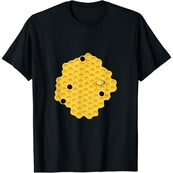 Bees Beehive T-Shirt men and women can wear, black, white, gifts