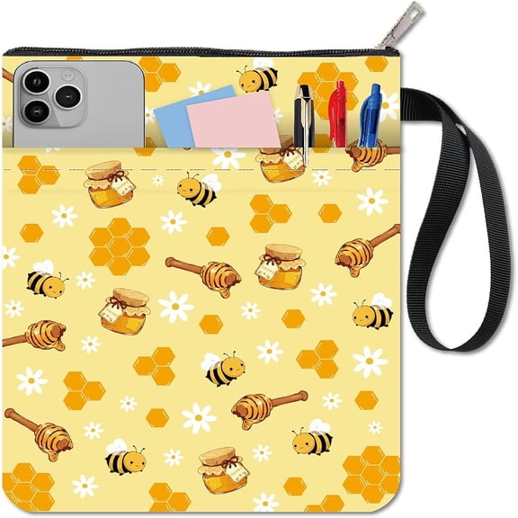 Bees Book Sleeve Yellow Book Protector Honey Book Covers