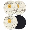 thumbnail image 1 of Bees Branches Coasters Set of 4, Absorbent Coasters for Drinks, Farmhouse Spring Botanical Elegant Coaster for Desk Coffee Table Protection, Home Decor House Warming Gifts 4", 1 of 8