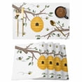 thumbnail image 1 of Bees Branches Placemats Set of 4, Farmhouse Spring Botanical Watercolor Placemats for Dining Table, Place Mats for Kitchen Tabletop, Waterproof Wipeable Dining Table Mats Set, 1 of 9