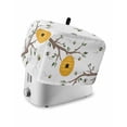 thumbnail image 1 of Bees Branches Small Toaster Cover 2 Slice, Kitchen Appliance Covers, Farmhouse Spring Botanical Watercolor Toaster Oven Cover with Loop, Bread Machine Cover Polyester Dust Cover Protection, 1 of 4