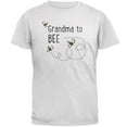 thumbnail image 1 of Bees Bumblebee Grandma to Bee Be Mens Soft T Shirt White 2XL, 1 of 1