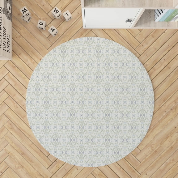 Bees & Butterflies Ivory Kids Play Mat