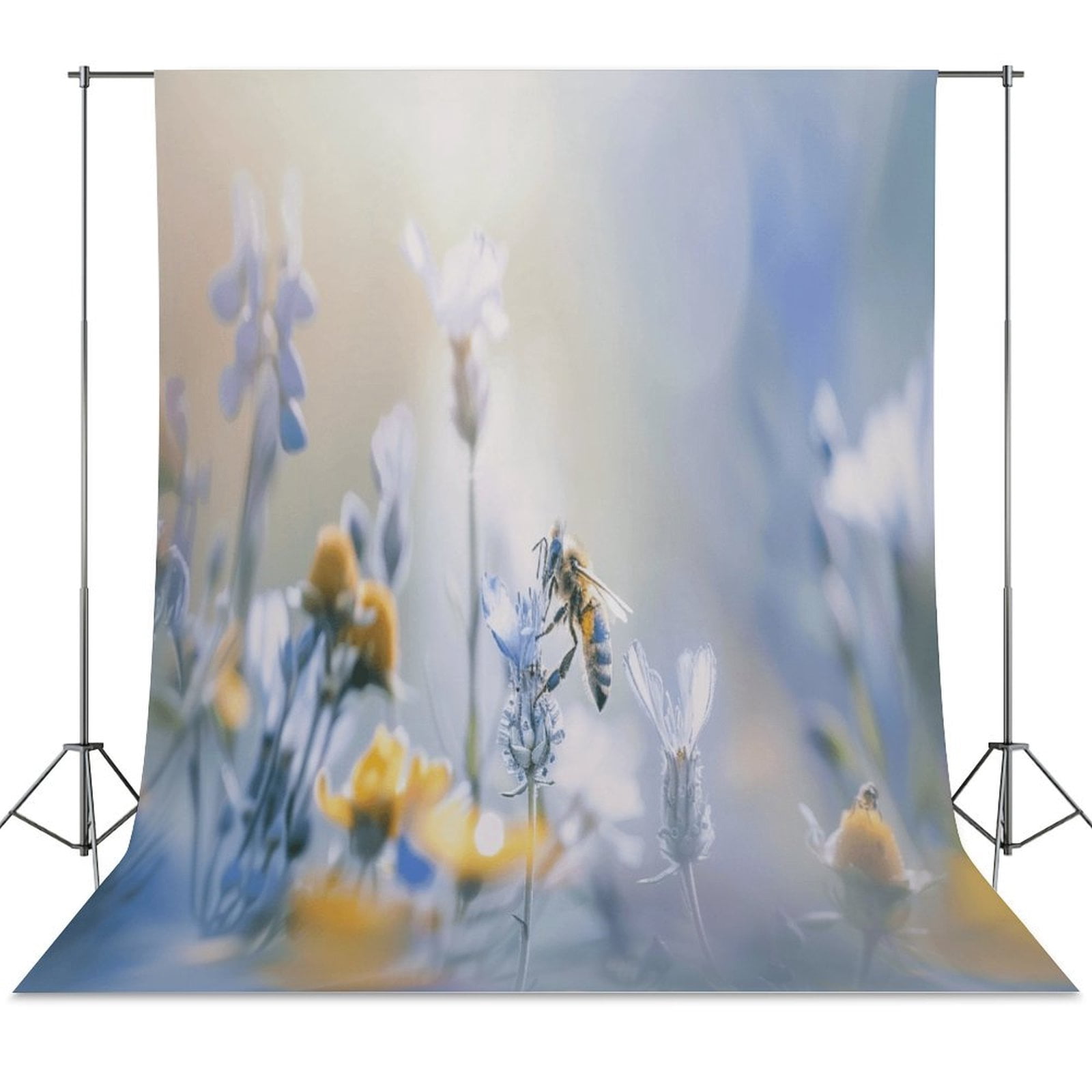 Bees Collect Honey Backdrop Background for Photography Photo Booth ...
