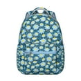 thumbnail image 1 of Bees & Flowers Backpack&nbsp;- Vintage-Inspired School Bag for Girls & Boys, Laptop Compartment + Side Water Bottle Holder, Durable for Daily Use in Classroom or Campus, 1 of 6