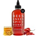 Bees Knees Spicy Honey, 12.5 oz Pure Honey Infused with Oleoresin