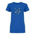 thumbnail image 1 of Bees Set Shaped T-Shirt Women -Image by Shutterstock, Female Large, 1 of 2