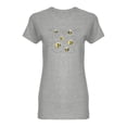 thumbnail image 1 of Bees Set Shaped T-Shirt Women -Image by Shutterstock, Female XX-Large, 1 of 2