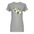 thumbnail image 1 of Bees Shaped T-Shirt Women -Image by Shutterstock, Female Large, 1 of 2