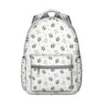 thumbnail image 1 of Bees & Tropical Flowers Backpack&nbsp;- Vacation & School Dual-Use Bag, Water-Repellent Coating, Internal ID Card Slot for Security, 1 of 6