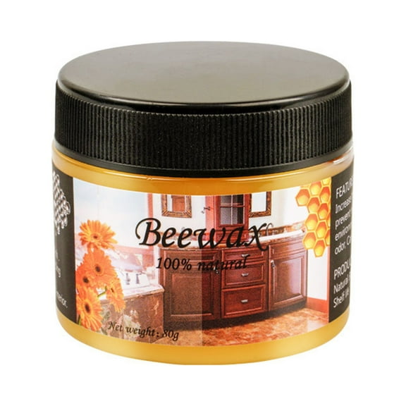Bees Wax Furniture Polish And Cleaner,Beeswax Gleam,Wood Wax,Furniture Wax,Restore A Finish For Wood,Furniture Polish(Beeswax cream 80g/2.82oz)Clearance from QiwagFerng