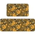 thumbnail image 1 of Bees and Honeycombs Kitchen Mat 2PCS Kitchen Rugs, Cushioned Anti Fatigue Non Skid Waterproof Floor Mats for Home,Office,Sink,Laundry,Desk, 1 of 6