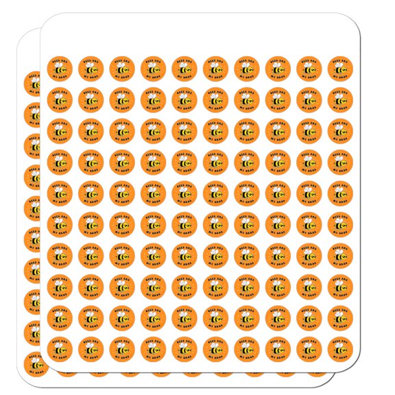 Bees are My Bros Funny Humor Planner Calendar Scrapbooking Crafting Stickers