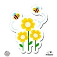 thumbnail image 1 of Bees in the Garden - 5" Vinyl Sticker - For Car Laptop I-Pad - Waterproof Decal, 1 of 1