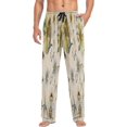 thumbnail image 1 of Bees with Sunflowers Men's Pajama Pants Lightweight Sleepwear Bottom Lounge Pants, 1 of 6